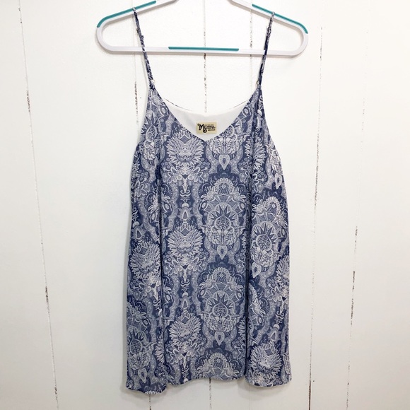 Show Me Your MuMu Dresses & Skirts - Show Me Your Mumu Navy White Strappy Mini NWT